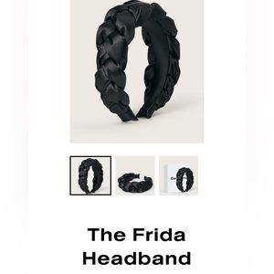 Black headband by Ceremonia